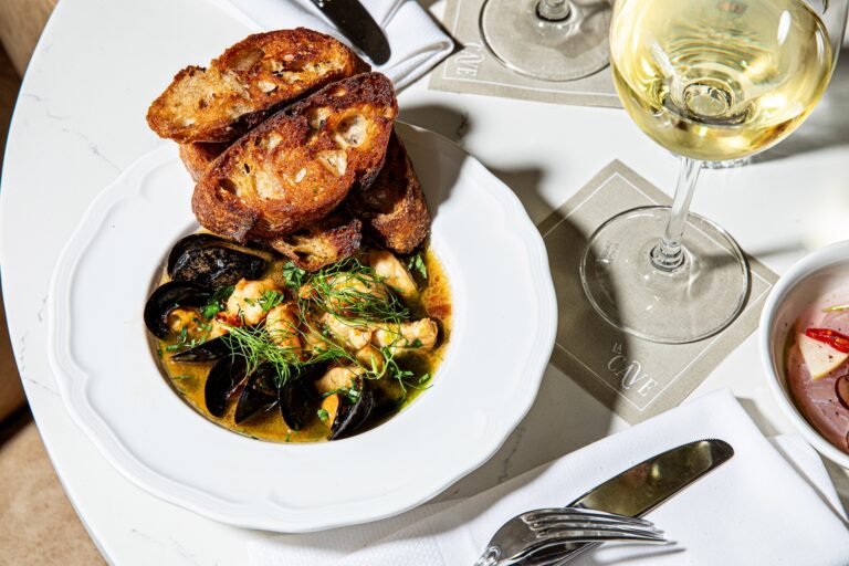 Bouillabaisse at La Cave in Charleston, SC